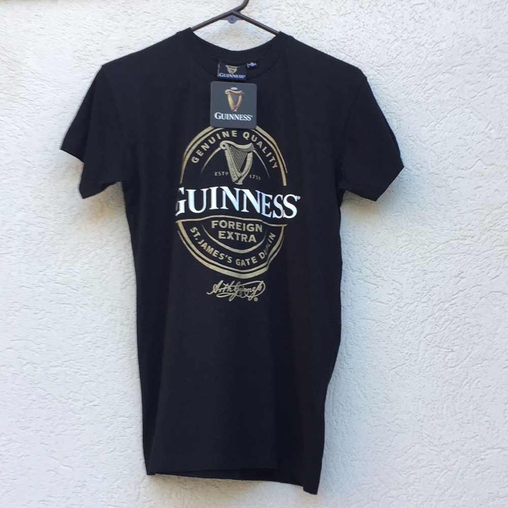 New Guinness brewery T-shirt Black Small